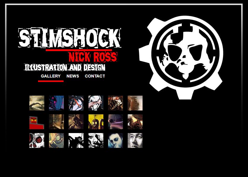 itnick, nick ross, design, illustration, stimshock, graphic novel, digital painting